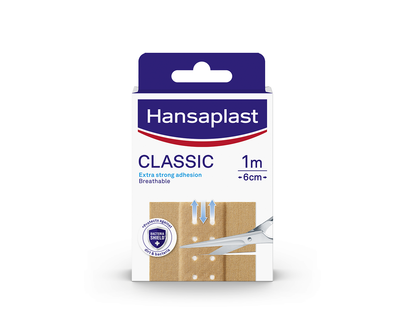 HANSAPLAST Classic flaster na rezanje 1m x 6cm - slika 1