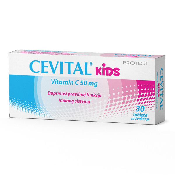 ESENSA Cevital kids tablete za žvakanje 30x50mg - slika 1