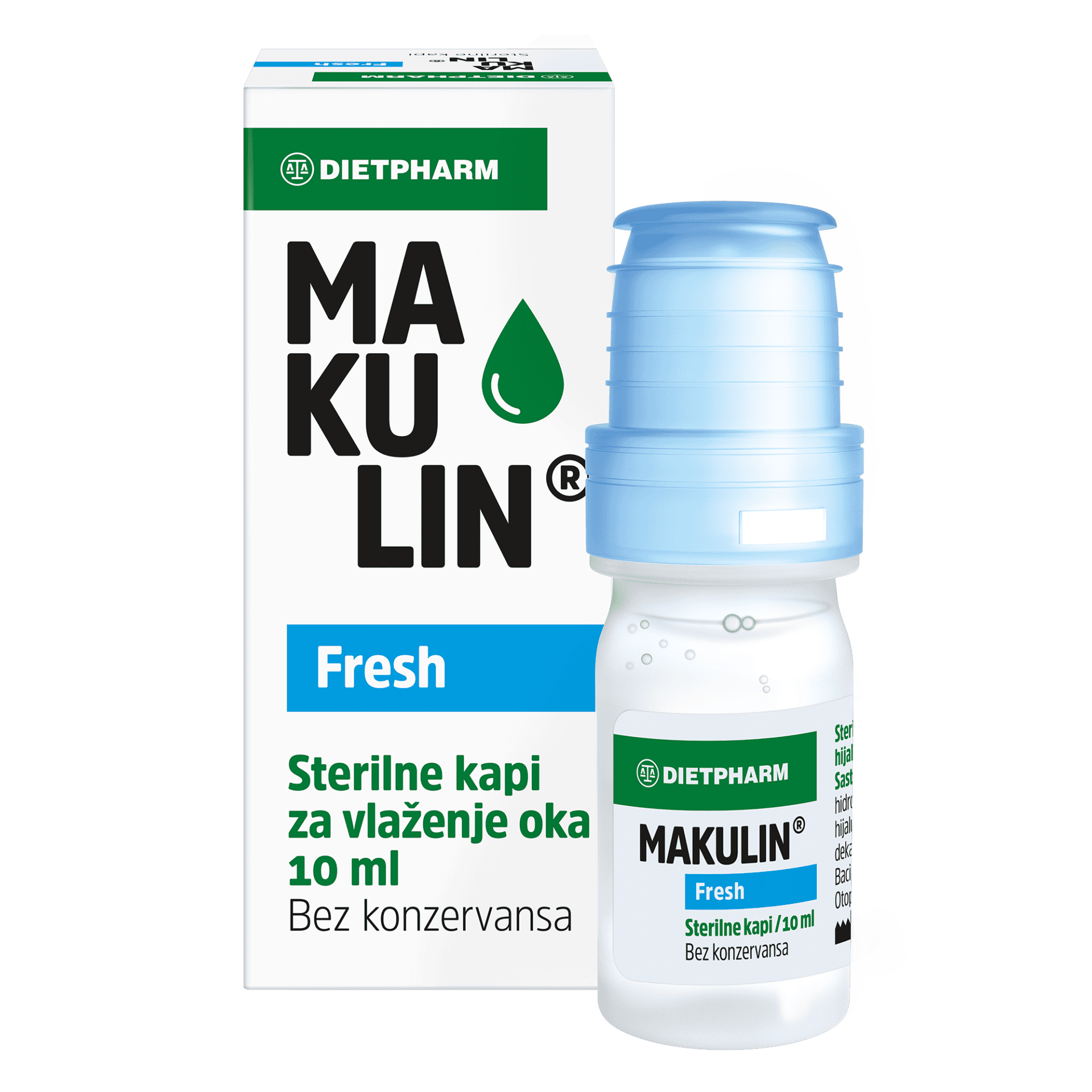 Dietpharm Makulin® Fresh kapi za oči 10 ml - slika 1