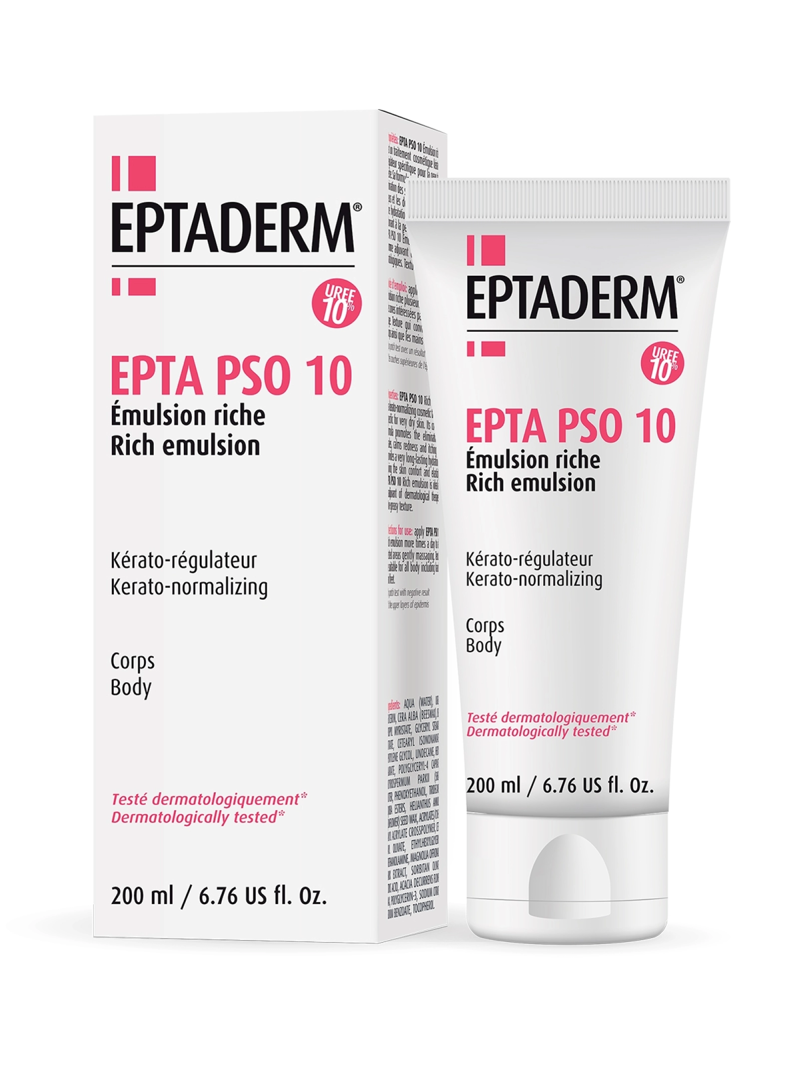 EPTADERM EPTA PSO 10 Urea bogata emulzija 200ml - slika 1