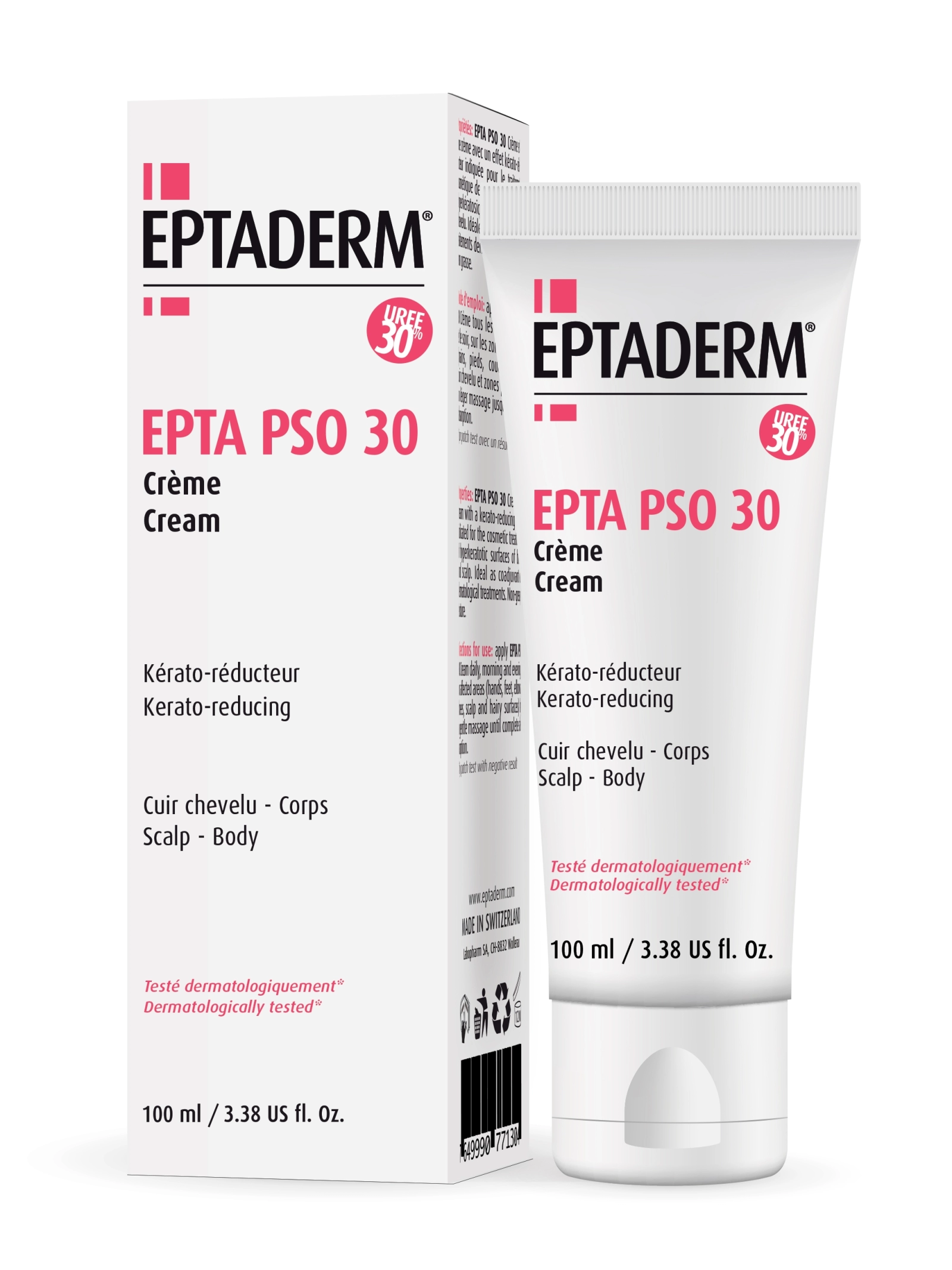 EPTADERM EPTA PSO 30 Urea krema 100ml - slika 1