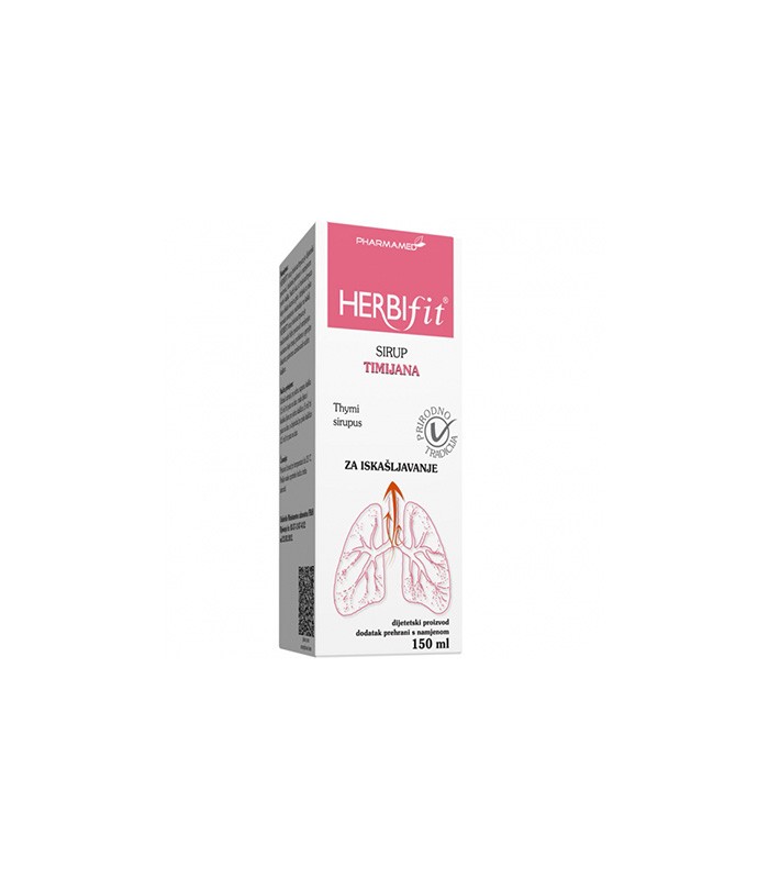 HERBIFIT SIRUP SA TIMIJANOM 150 ML - slika 1