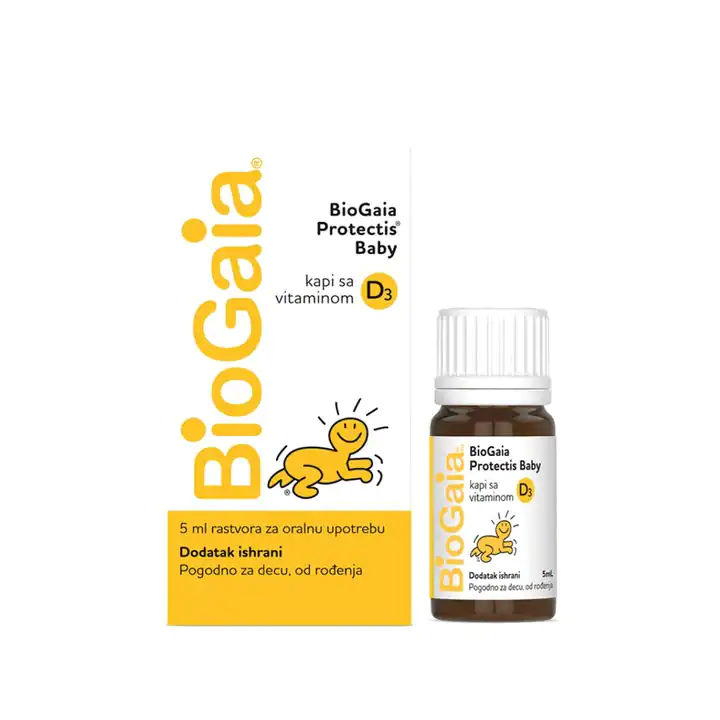 BioGaia Protectis Baby kapi s vitaminom D 5 ml - slika 1