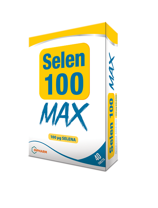 INPHARM Selen 100 MAX 40 tableta - slika 1
