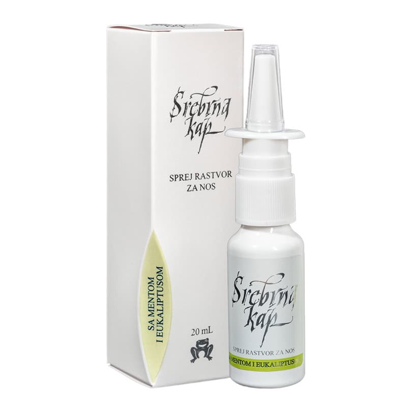 Srebrna kap Menta i Eukaliptus 20 ml - slika 1