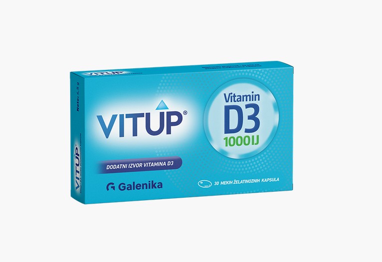VITUP D3 1000 IJ 30 kapsula - slika 1