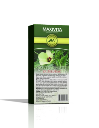 MAXIVITA Čaj od bamije 40g, Za želudac - slika 1