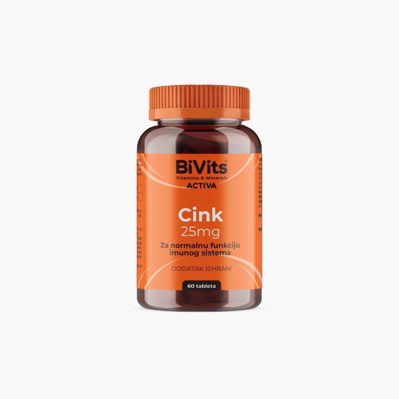 BiVits ACTIVA Cink 25 mg - slika 1