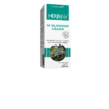 HERBIFIT Sirup sa islandskim lišajem 150ml - slika 1