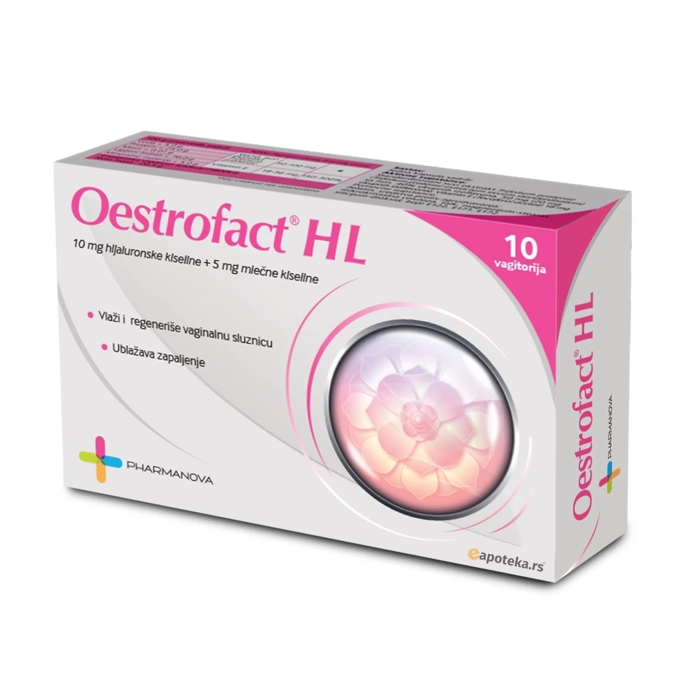 PHARMANOVA Oestrofact HL 10 vagitorija - slika 1