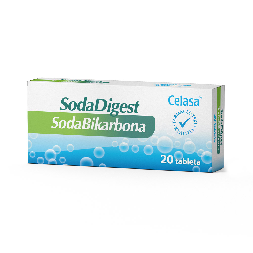 ESENSA Sodadigest soda bikarbona 20 tableta - slika 1