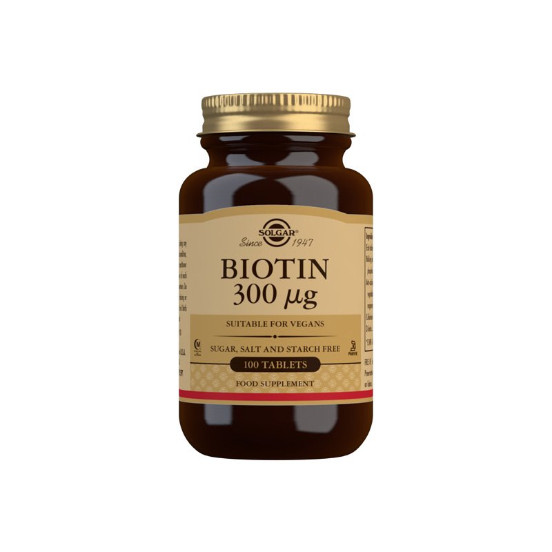 SOLGAR BIOTIN 300 µg TBL A100 - slika 1