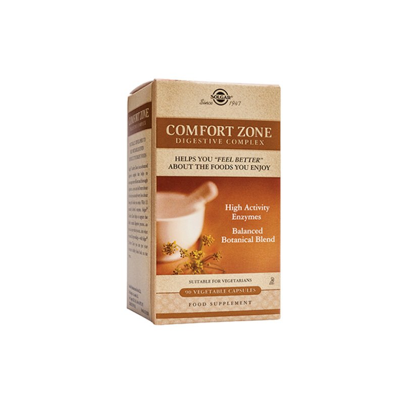 SOLGAR COMFORT ZONE DIGESTIVE KOMPLEKS CAPS A90 - slika 1