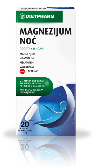 DIETPHARM MAGNEZIJUM Noć 20 kapsula