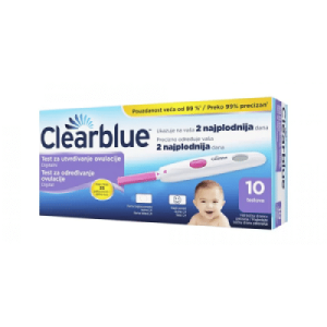CLEARBLUE Ovulacijski test digital – 10 testova