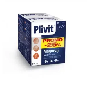 Plivit Magnezij Duo Power 20 kesica PROMO 25%