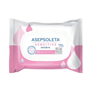 ASEPSOLETA SENSITIVE a 20, Senzitivne maramice
