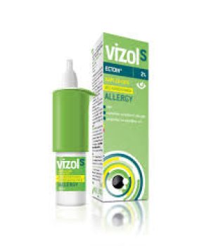VIZOL S Allergy kapi za oči 10ml, Za spriječavanje i ublažavanje simptoma alergijskog oka