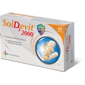 Soldevit D3 2000, 60 kapsula