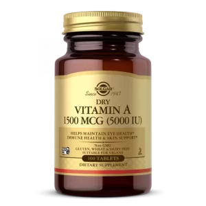 SOLGAR Vitamin A 100 tableta
