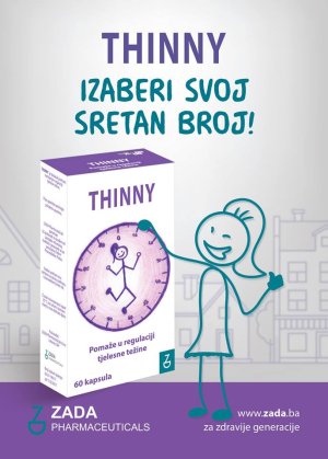 ZADA THINNY kapsule a 60, Dodatak prehrani pomaže u regulaciji tjelesne težine