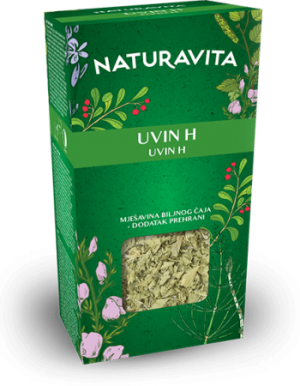 NATURAVITA UVIN H ČAJ rinfuz 60 g, Mješavina biljnog čaja