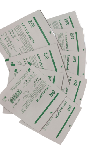 LOHMANN&RAUSCHER Lomatuell® H vazelinska kompresa 10×10, 1 komad