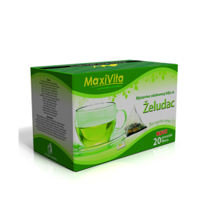 MAXIVITA Čaj za želudac 20 piramida filter vrećica, Biljna mješavina kod želučanih tegoba
