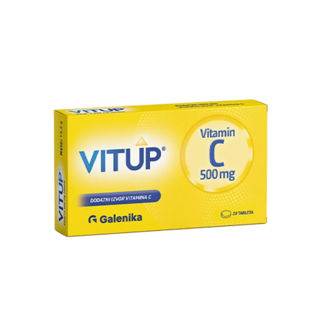 VITUP Vitamin C 500mg 20 tableta - slika 1